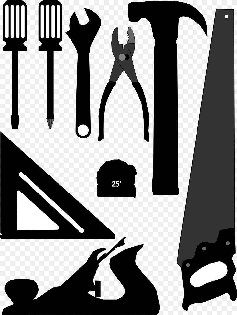 Screw Clipart Silhouette, Lighting, Device Png Image