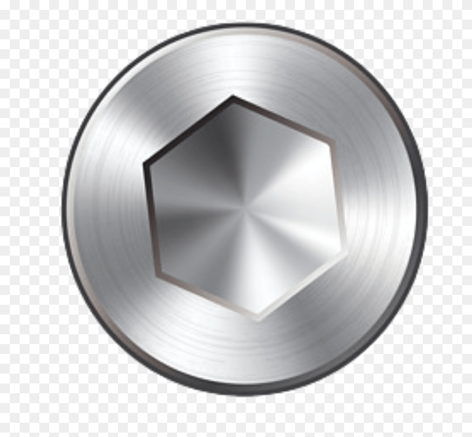 Screw Screwhead, Steel, Aluminium, Silver, Disk Free Transparent Png