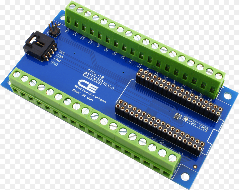 Screw Terminal Breakout Board For Particle Photon Or I2c Breakout Board, Electronics, Hardware, Computer Hardware Free Transparent Png
