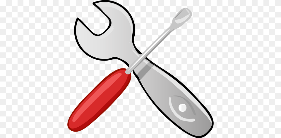 Screwdriver And Spanner Vector, Smoke Pipe, Device Png Image