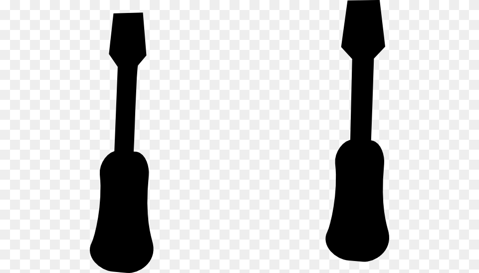 Screwdriver Clipart Outline, Cutlery, Silhouette, Smoke Pipe, Weapon Free Transparent Png