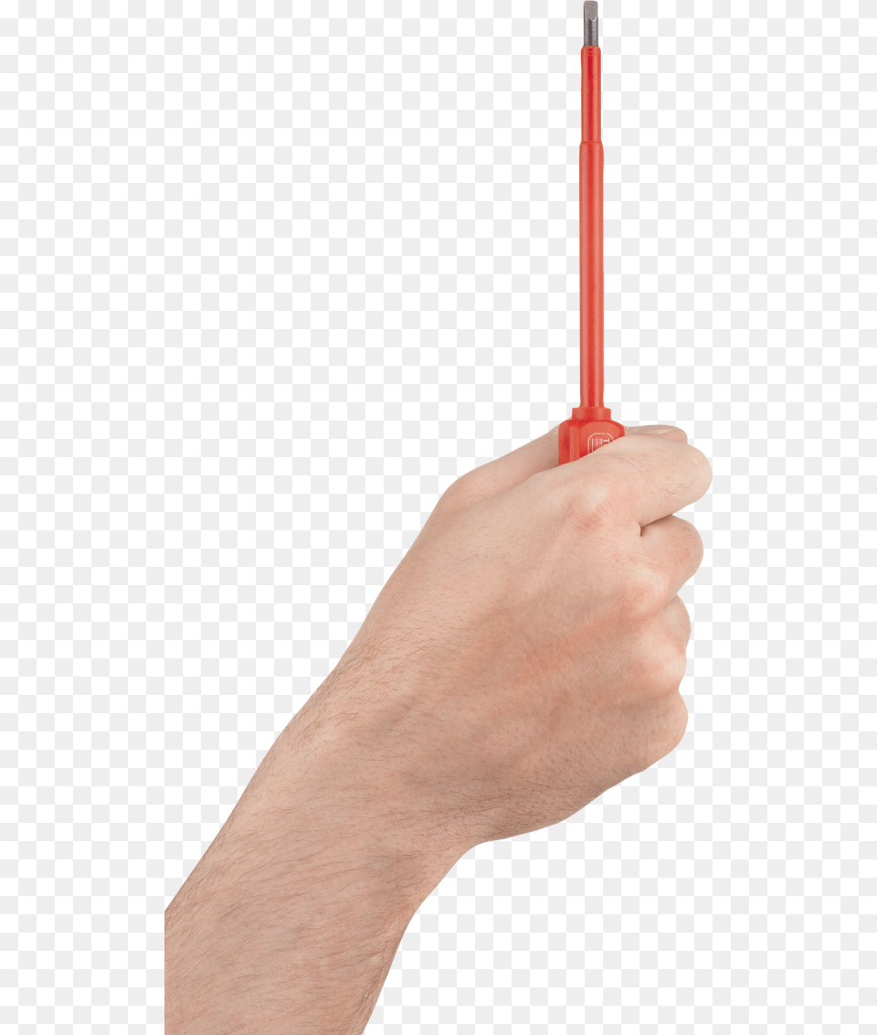 Screwdriver On Hand Hand Holding Screwdriver, Device Free Transparent Png