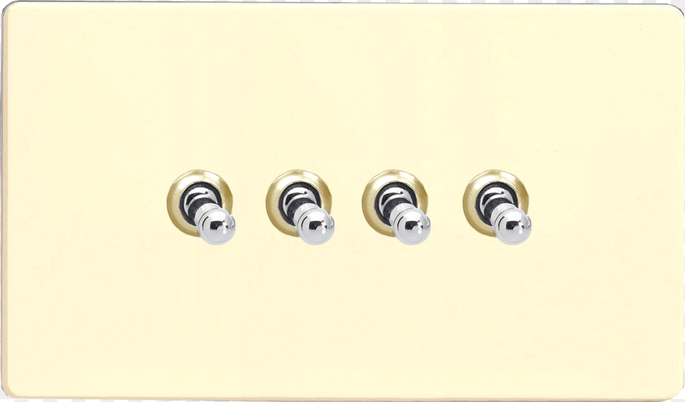 Screwless White Chocolate Toggle Switch Earrings, Electrical Device, Indoors Png Image
