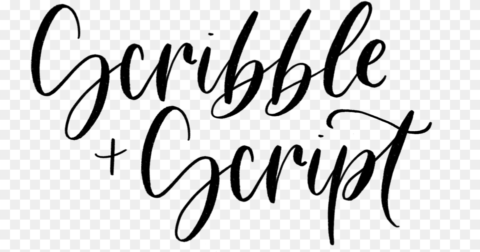 Scribble Amp Script, Gray Free Transparent Png