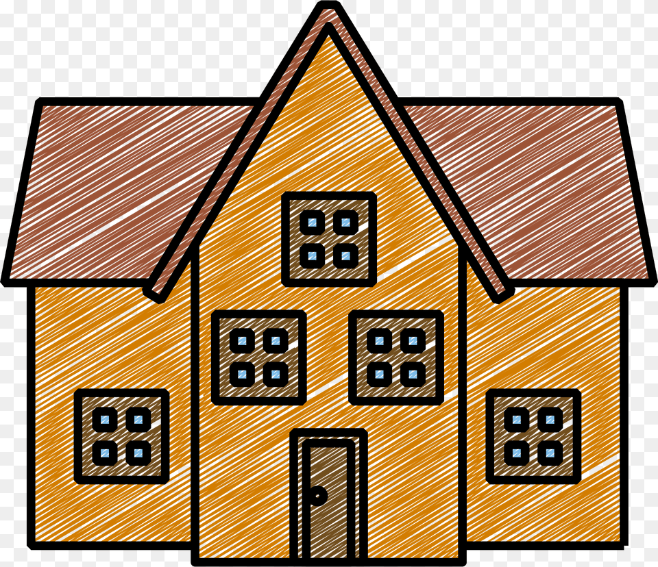 Scribble Clipart, Architecture, Building, Housing, House Png Image