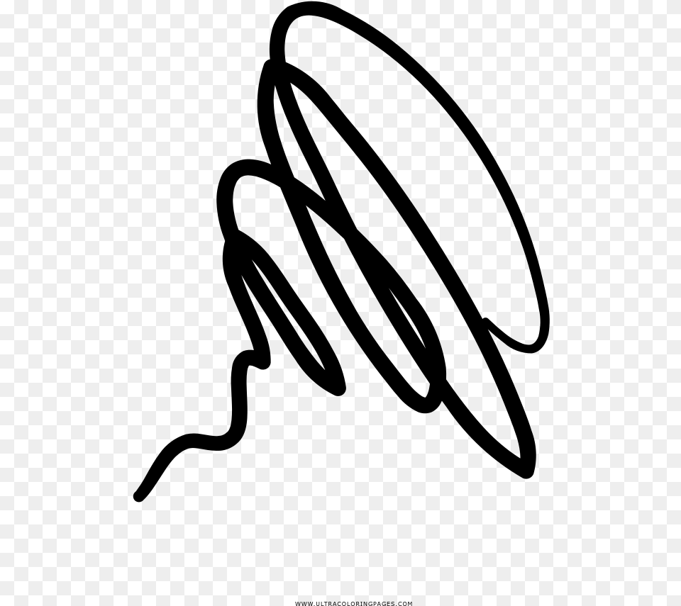 Scribble Coloring Page, Gray Free Transparent Png