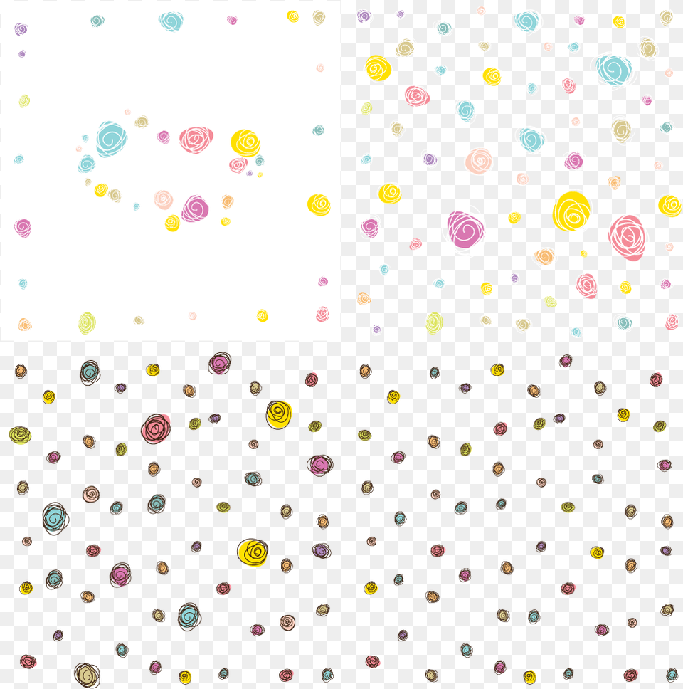 Scribble Flower Pattern Cs By Dragonart Kilobyte, Paper, Confetti Free Png Download