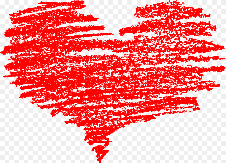 Scribble Heart Transparent Onlygfxcom Crayon Heart Transparent Background Png Image