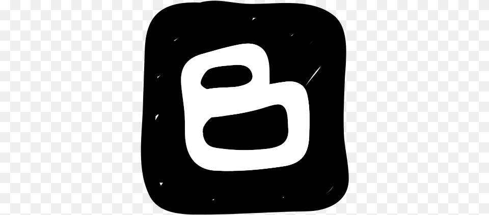 Scribble Social Blogger Logo Dot, Text, Symbol Png Image