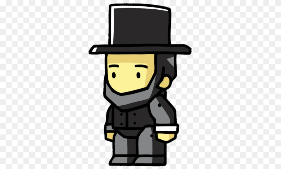 Scribblenauts Abraham Lincoln, Clothing, Hat, Face, Head Free Png