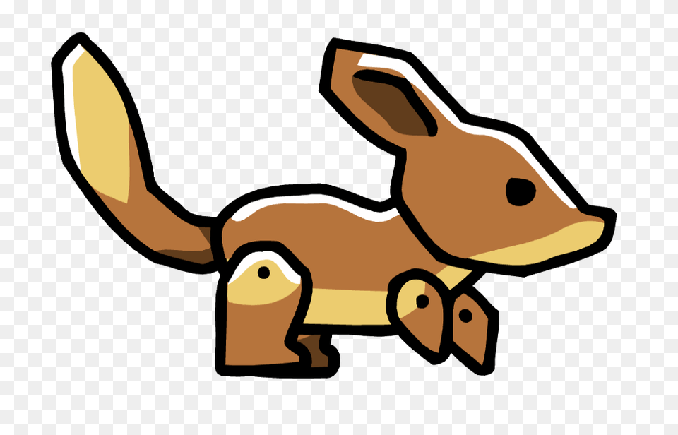 Scribblenauts Bilby, Animal, Mammal, Kangaroo, Wildlife Free Png Download