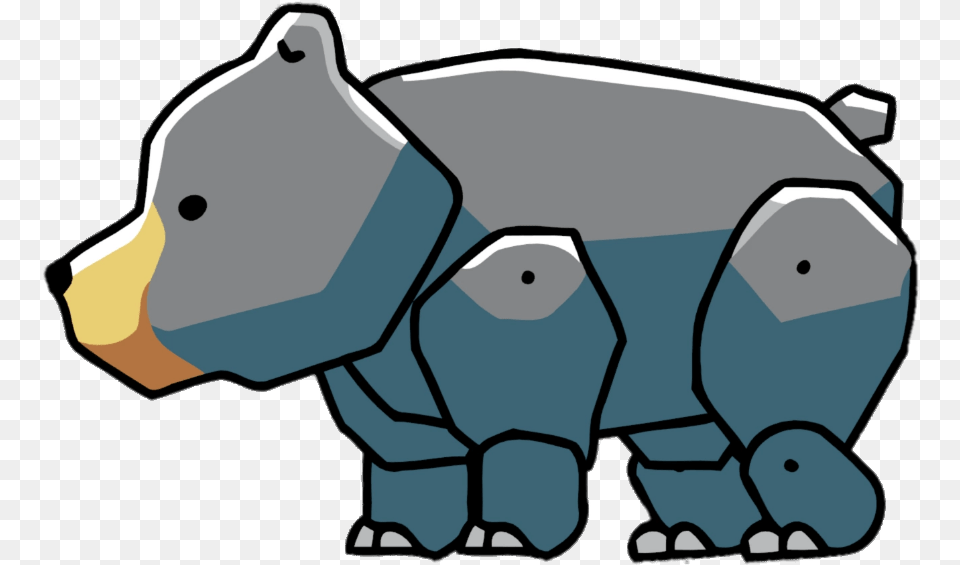 Scribblenauts Black Bear Scribblenauts Bear, Animal, Mammal, Wildlife Free Png