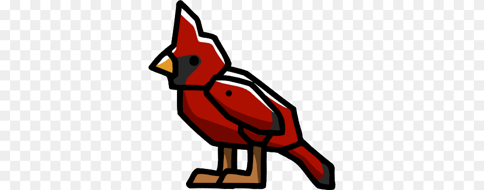 Scribblenauts Cardinal Bird, Animal, Beak, Plant, Lawn Mower Png