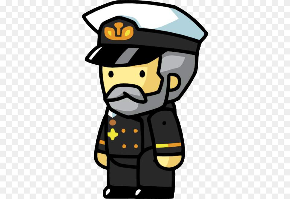 Scribblenauts Commodore, Captain, Officer, Person Free Png Download