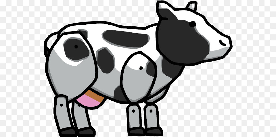 Scribblenauts Cow Cow Sprite, Animal, Cattle, Dairy Cow, Livestock Free Transparent Png