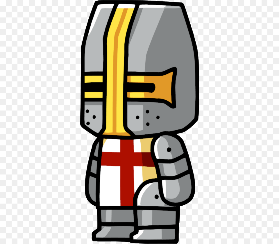 Scribblenauts Crusader With Helmet, Smoke Pipe Free Png