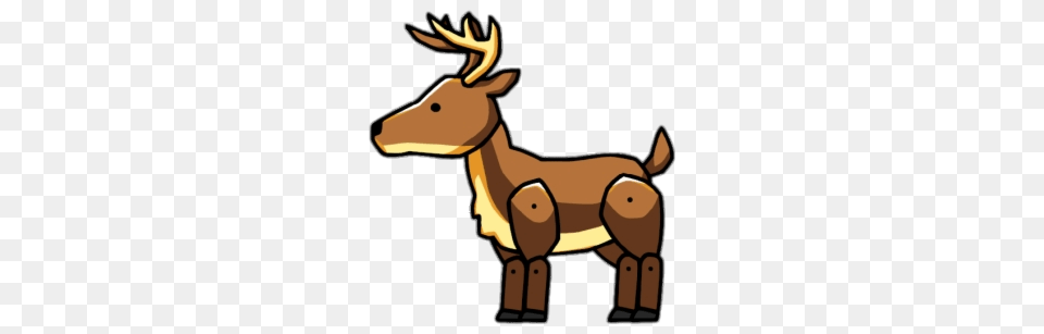 Scribblenauts Deer, Animal, Mammal, Wildlife, Elk Free Transparent Png