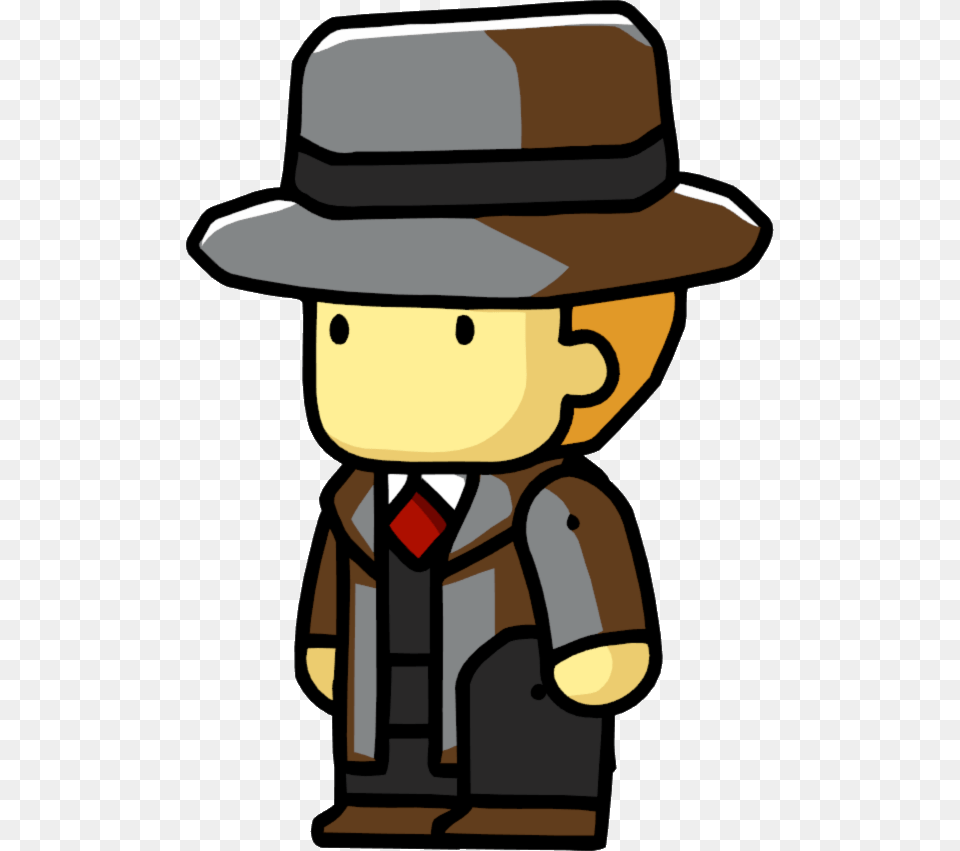 Scribblenauts Detective, Clothing, Hat, Sun Hat Png Image