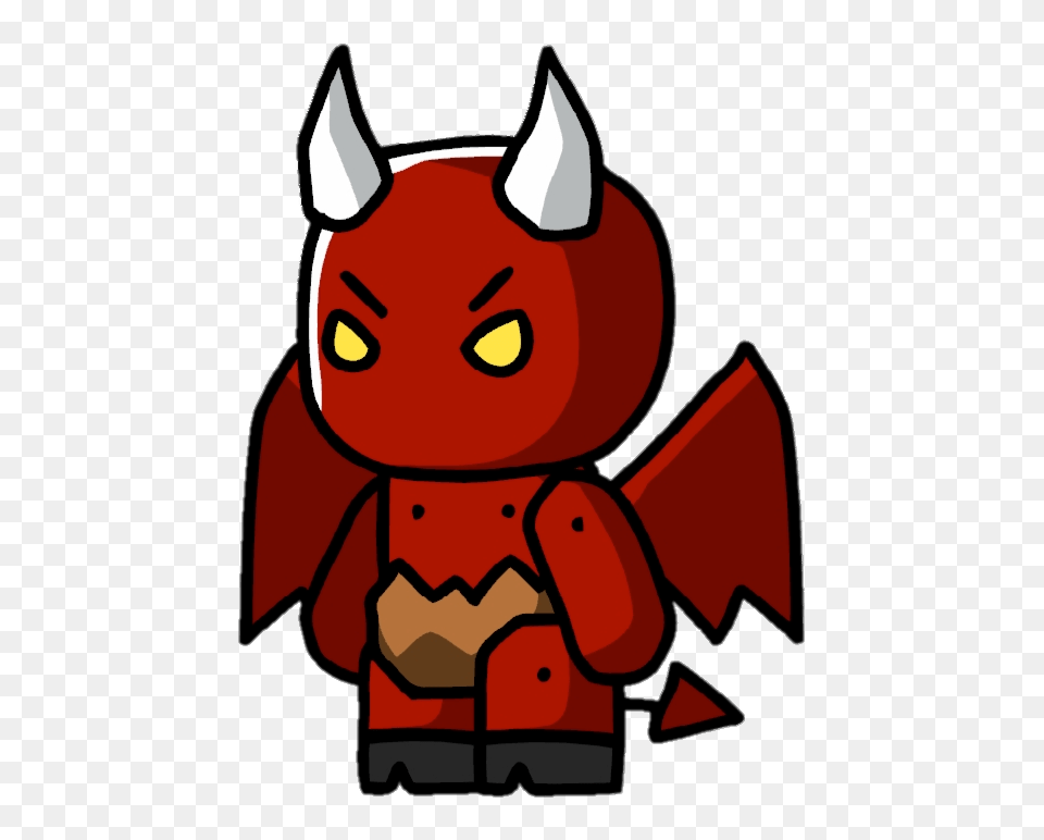 Scribblenauts Devil, Baby, Person, Face, Head Free Png Download