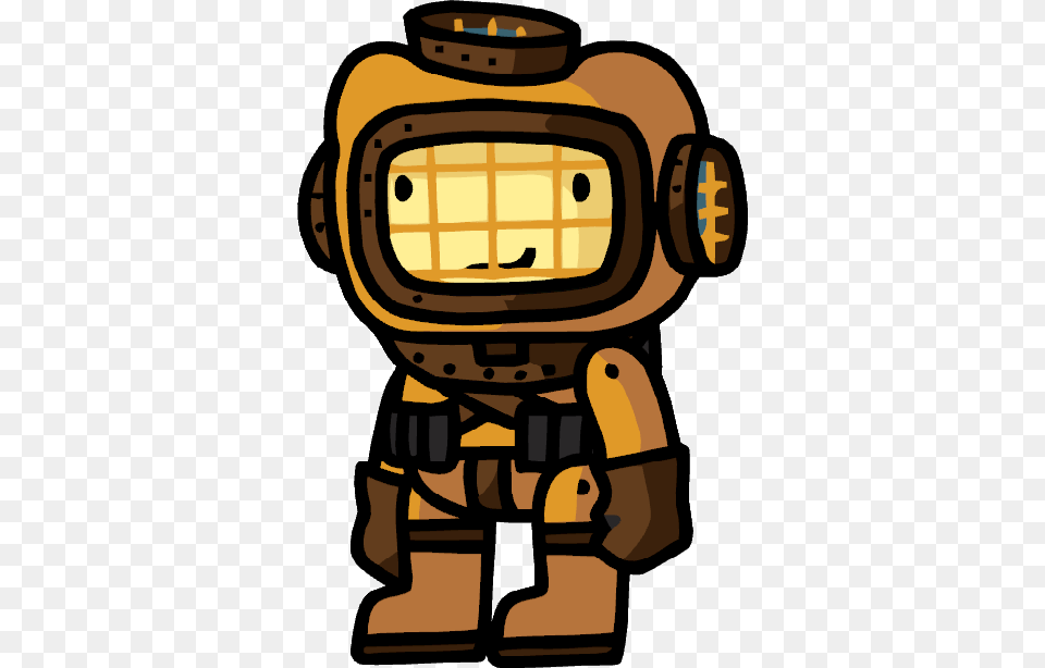 Scribblenauts Diver Suit, Robot, Ammunition, Grenade, Weapon Free Png