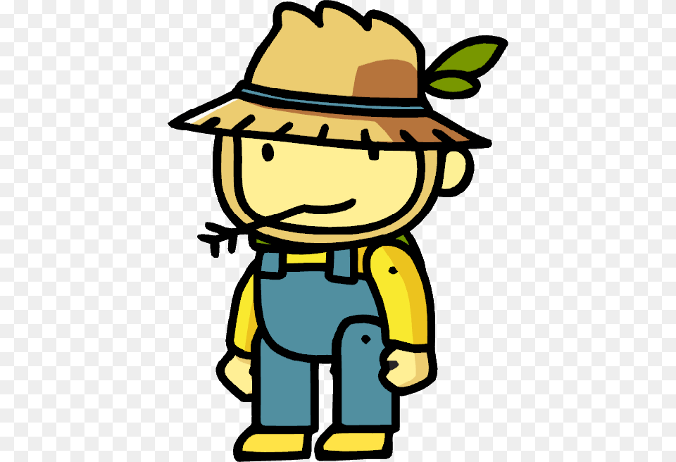 Scribblenauts Edwin, Scarecrow, Baby, Person, Clothing Free Png Download