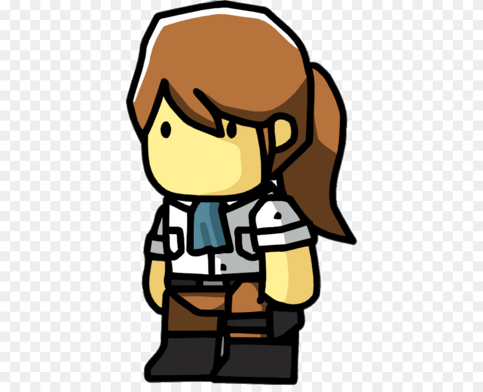 Scribblenauts Female Adventurer, Baby, Person, Book, Comics Png Image