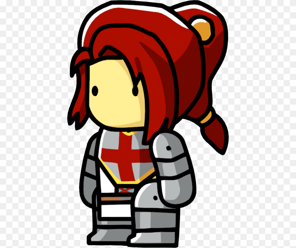 Scribblenauts Female Crusader Free Png Download