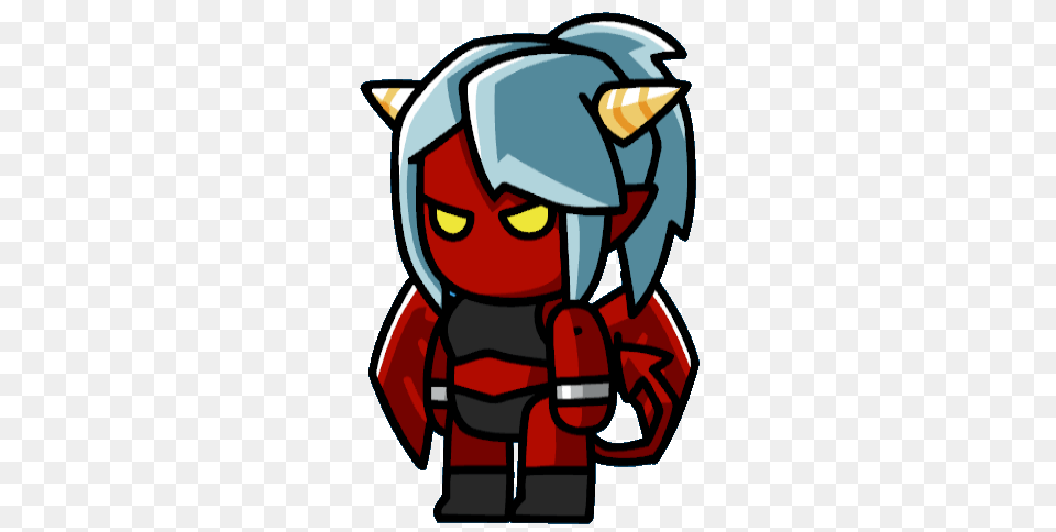 Scribblenauts Female Demon, Dynamite, Weapon Free Transparent Png