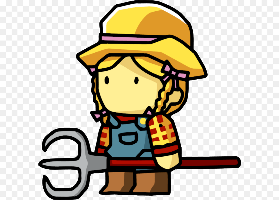 Scribblenauts Female Farmer, Baby, Person, Face, Head Free Png