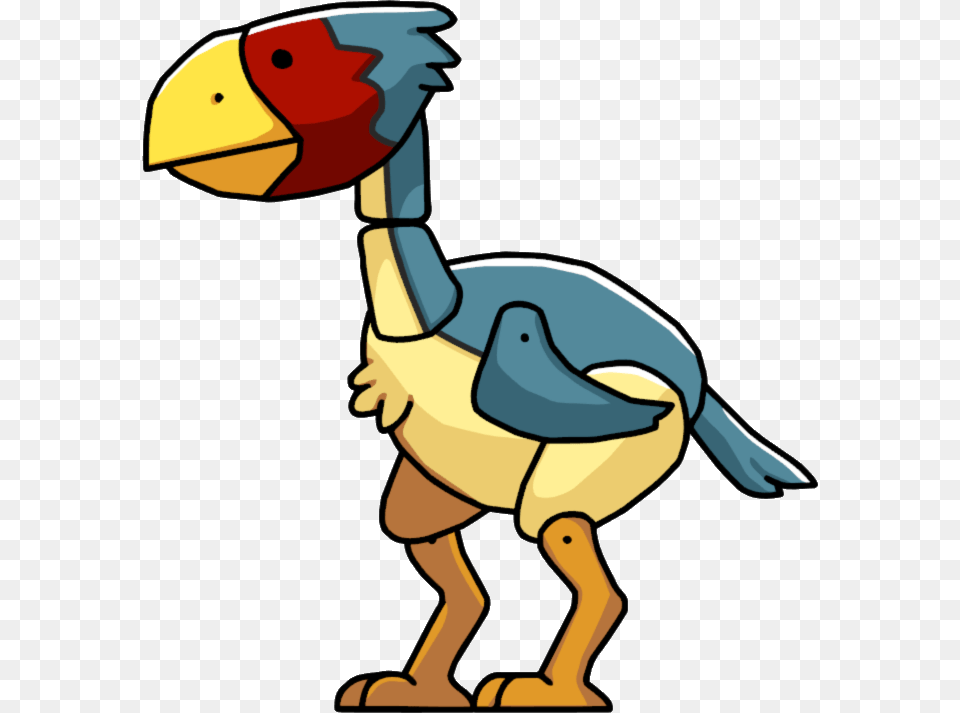 Scribblenauts Gastornis, Animal, Beak, Bird, Baby Png Image