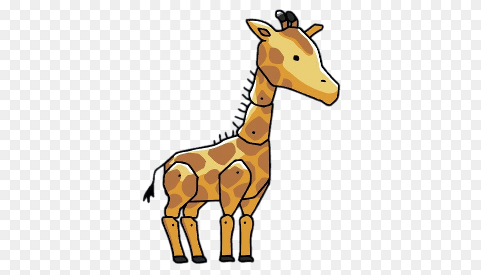 Scribblenauts Giraffe, Animal, Colt Horse, Horse, Mammal Free Png