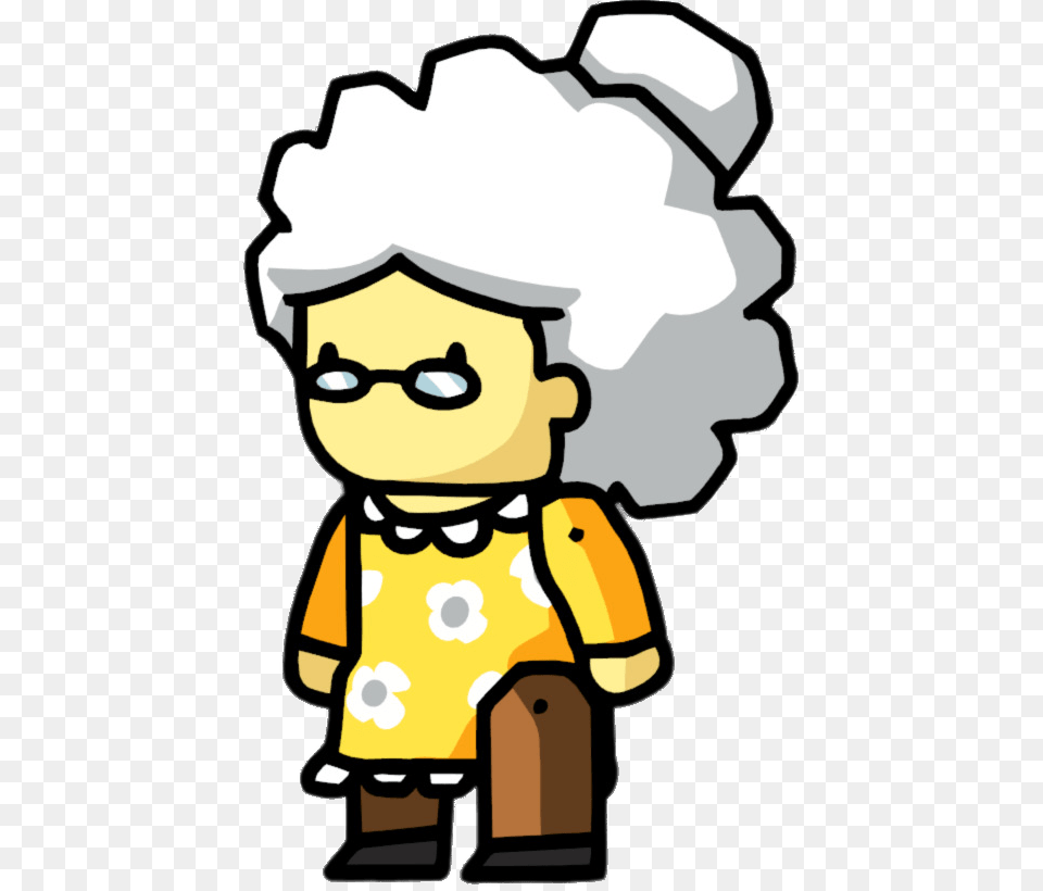 Scribblenauts Grandmother, Baby, Person, Face, Head Free Png Download