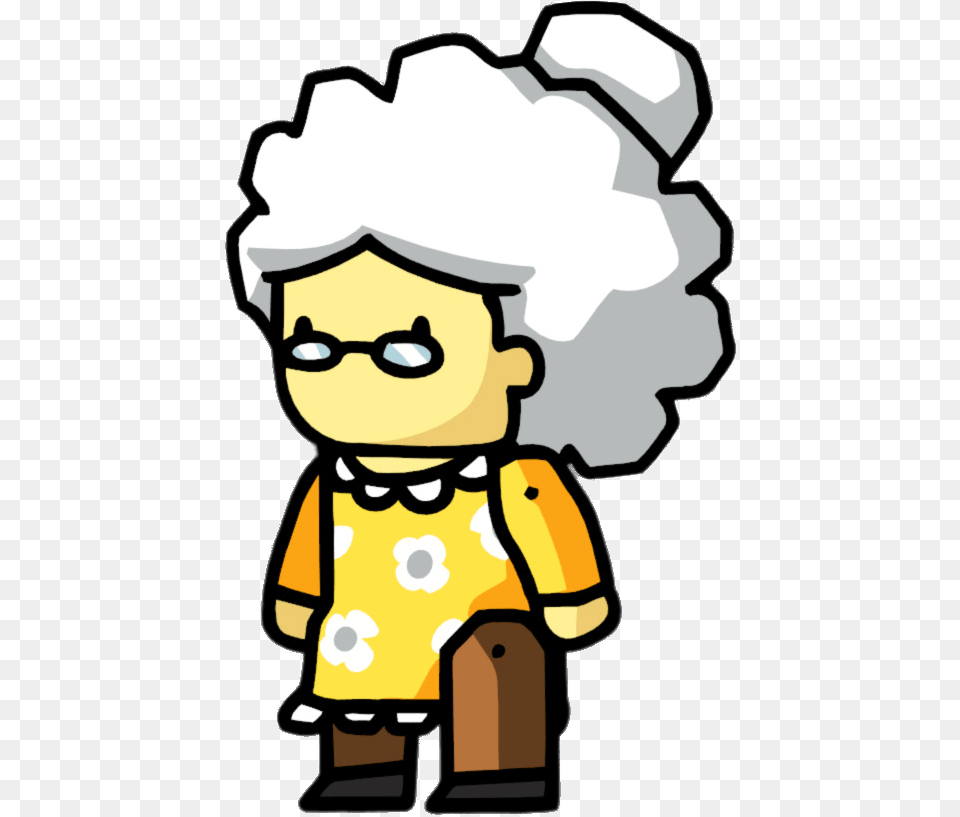 Scribblenauts Grandmother Scribblenauts Clipart Mom, Baby, Person, Face, Head Png Image