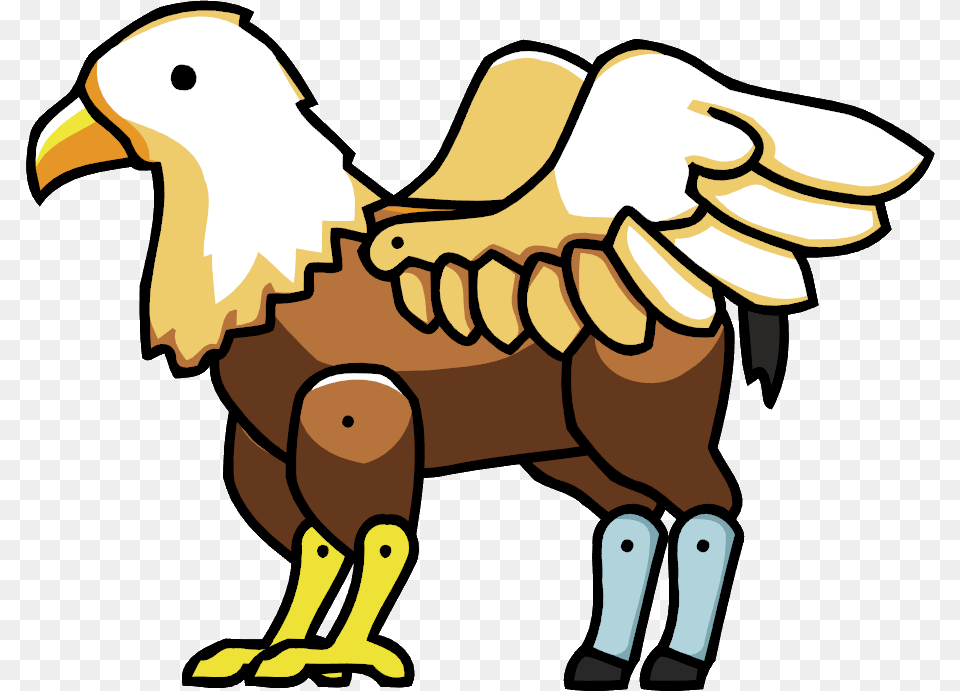 Scribblenauts Hippogriff, Animal, Beak, Bird, Eagle Png