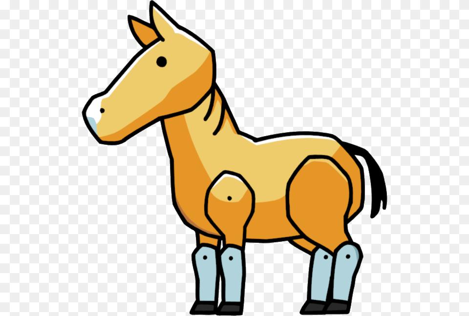 Scribblenauts Horse Scribblenauts Horse, Animal, Colt Horse, Mammal, Baby Free Png Download