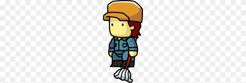 Scribblenauts Janitor, Cleaning, Person, People, Ammunition Free Transparent Png