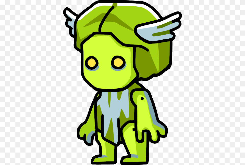 Scribblenauts Jenny Greenteeth, Green, Animal, Kangaroo, Mammal Free Png Download