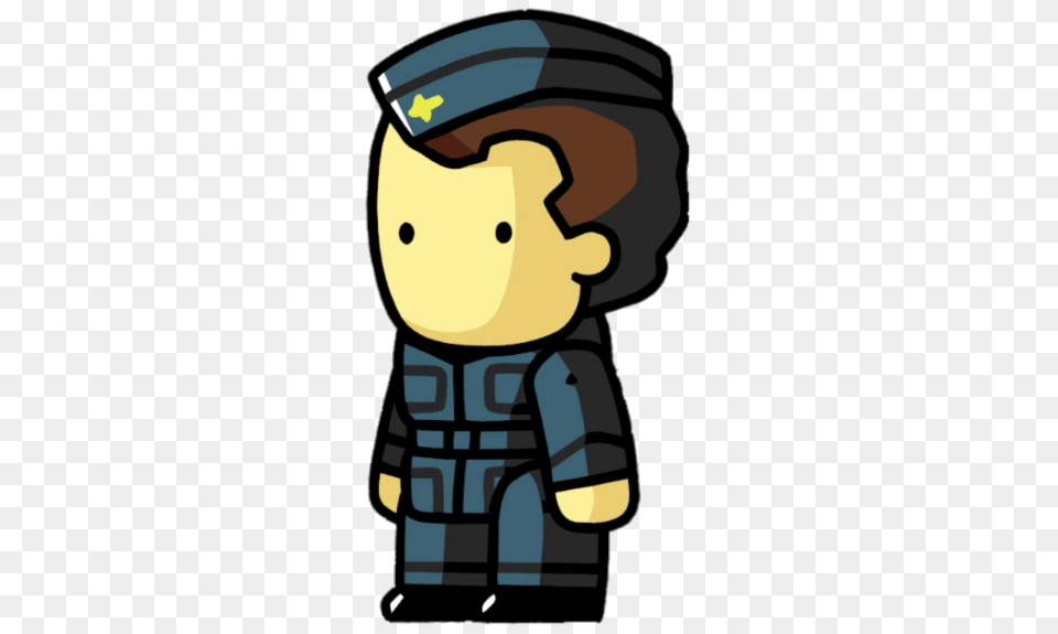 Scribblenauts Lieutenant, Helmet, Captain, Officer, Person Free Png Download