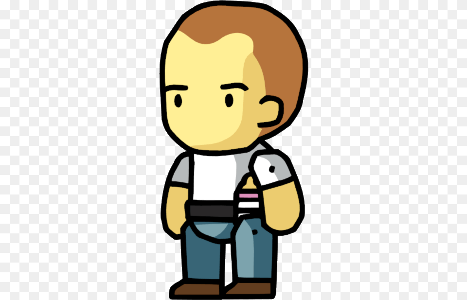 Scribblenauts Male Babysitter, Baby, Person, Face, Head Png