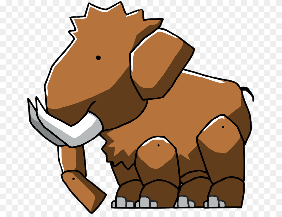 Scribblenauts Mammoth, Animal, Baby, Mammal, Person Free Png Download