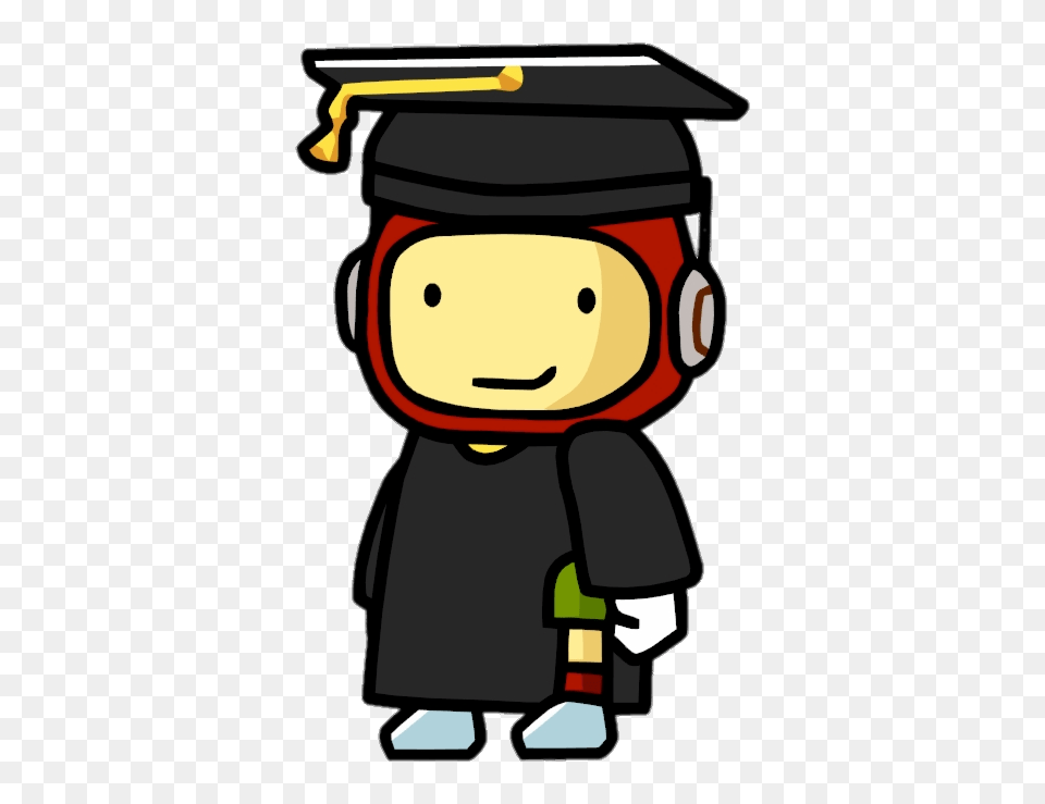 Scribblenauts Maxwell Student In Graduation Gown, People, Person, Baby Free Png