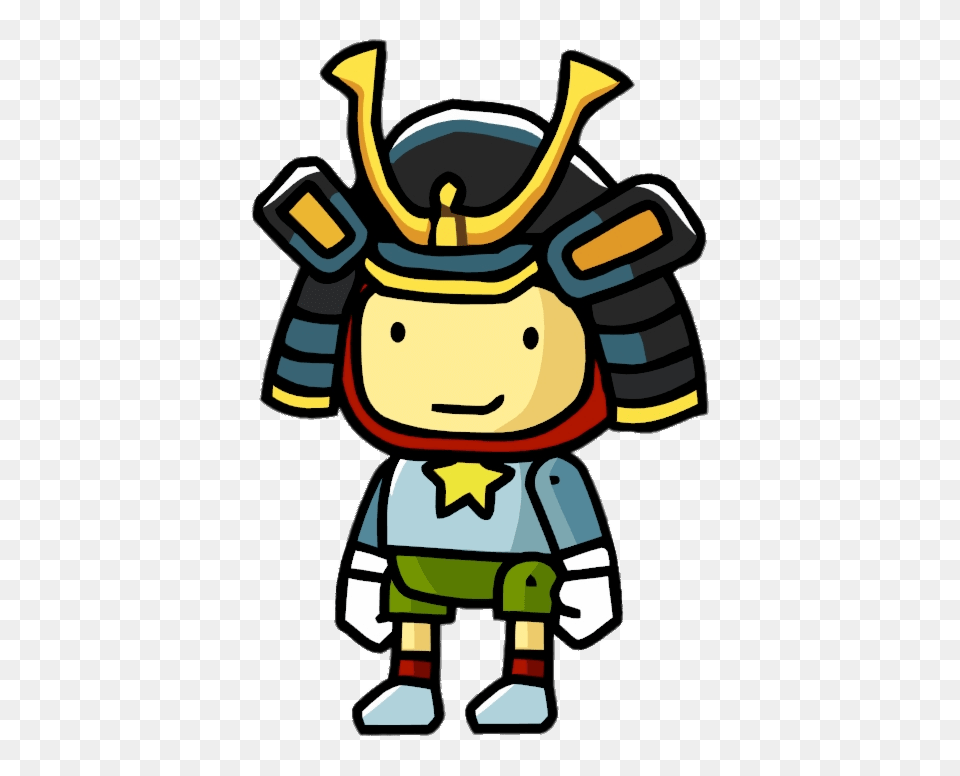 Scribblenauts Maxwell With Samurai Helmet, Baby, Person Png