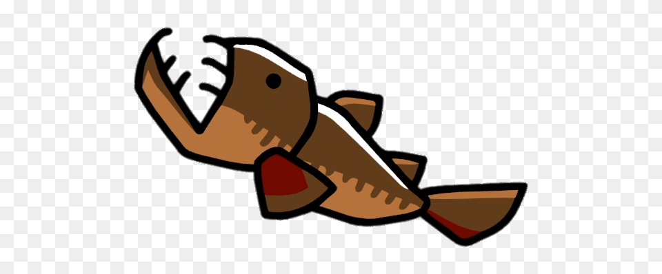 Scribblenauts Monkfish, Animal, Sea Life, Fish, Plant Free Png