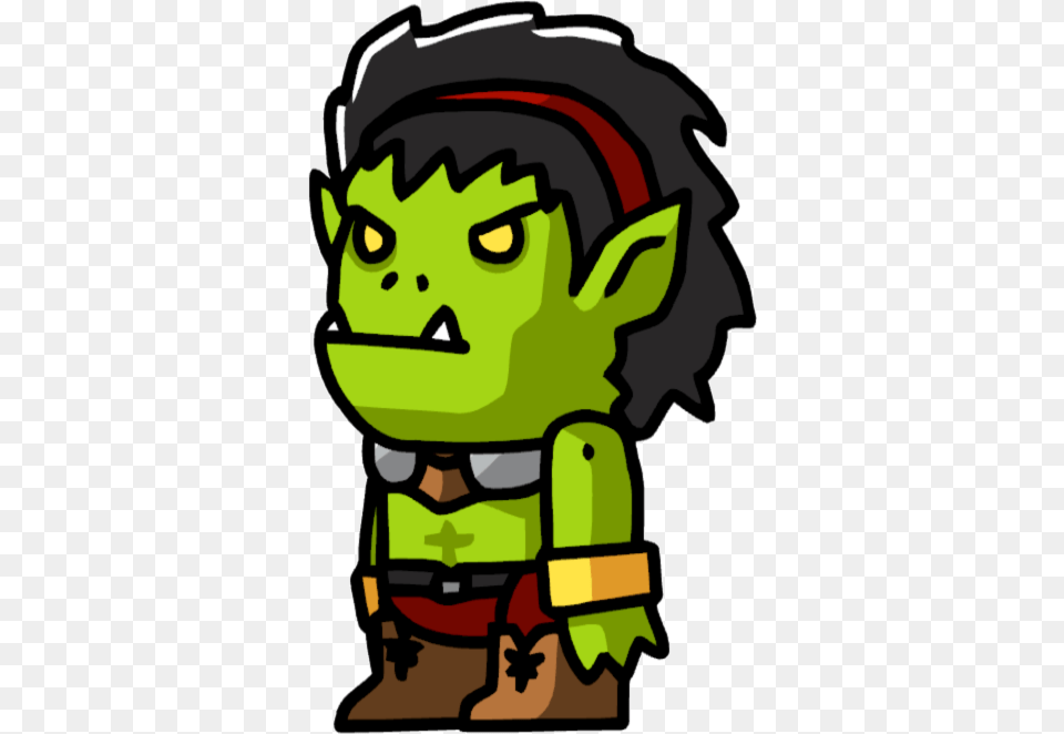 Scribblenauts Ogre, Green, Baby, Face, Head Free Png