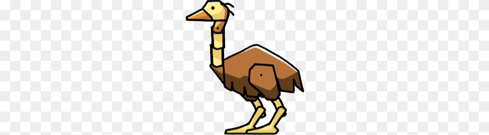 Scribblenauts Ostrich, Animal, Bird, Goose, Waterfowl Png