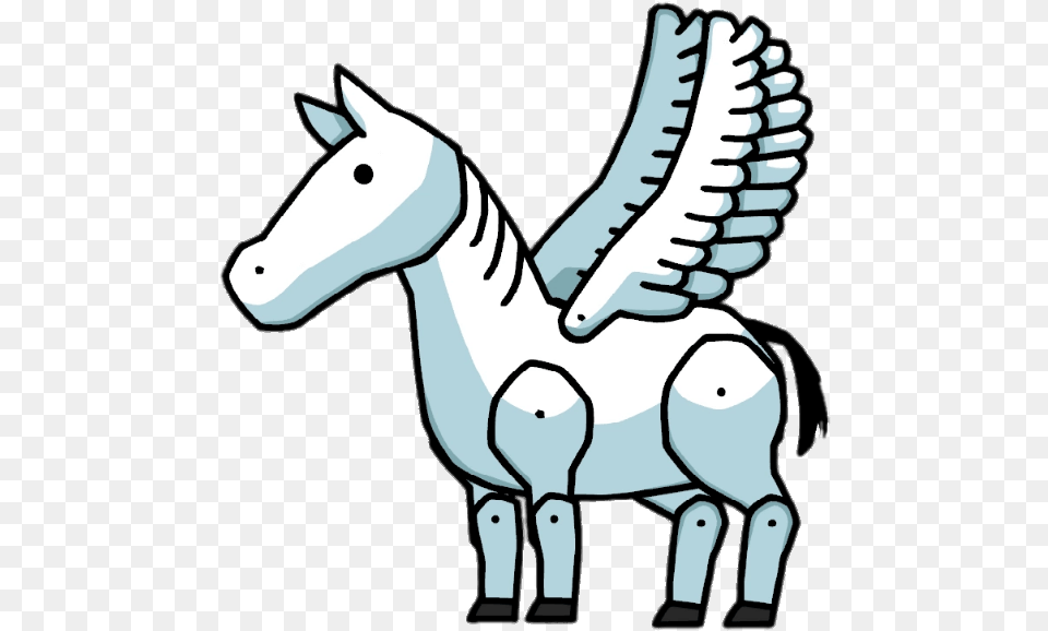 Scribblenauts Pegasus Scribblenauts Horse, Baby, Person, Animal, Mammal Free Png Download
