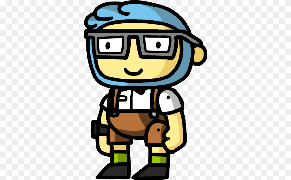 Scribblenauts Poindexter, Helmet Free Png