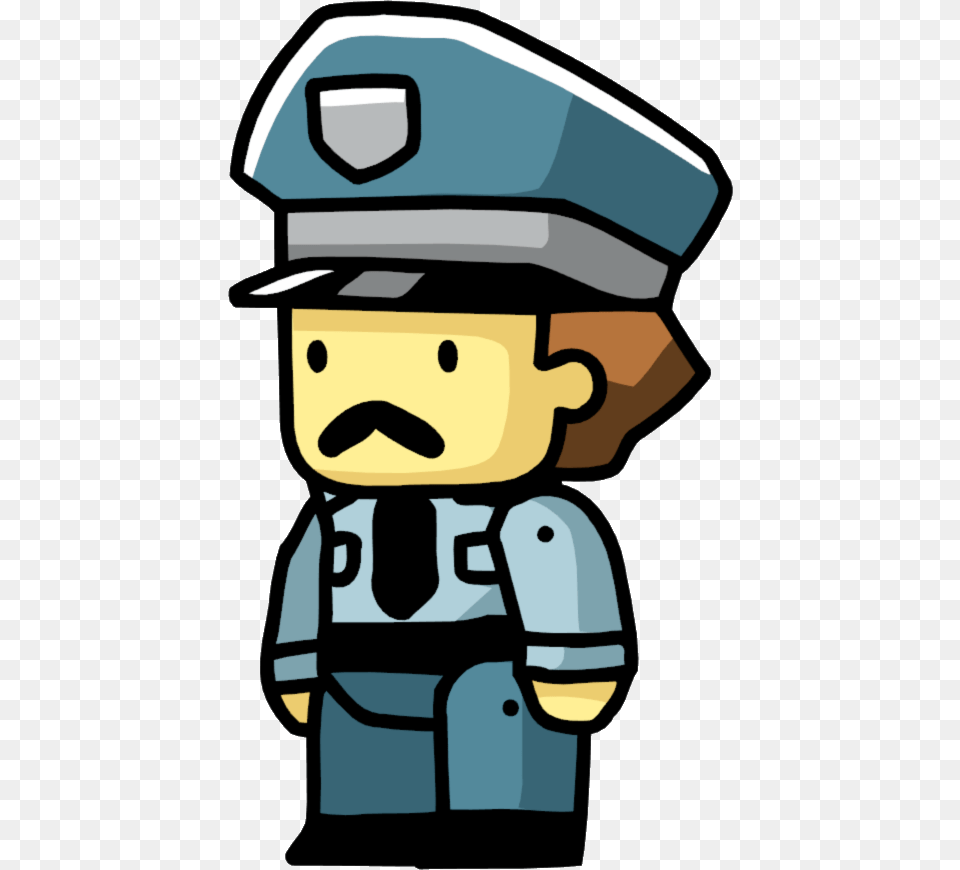 Scribblenauts Policeman, Captain, Officer, Person Free Png