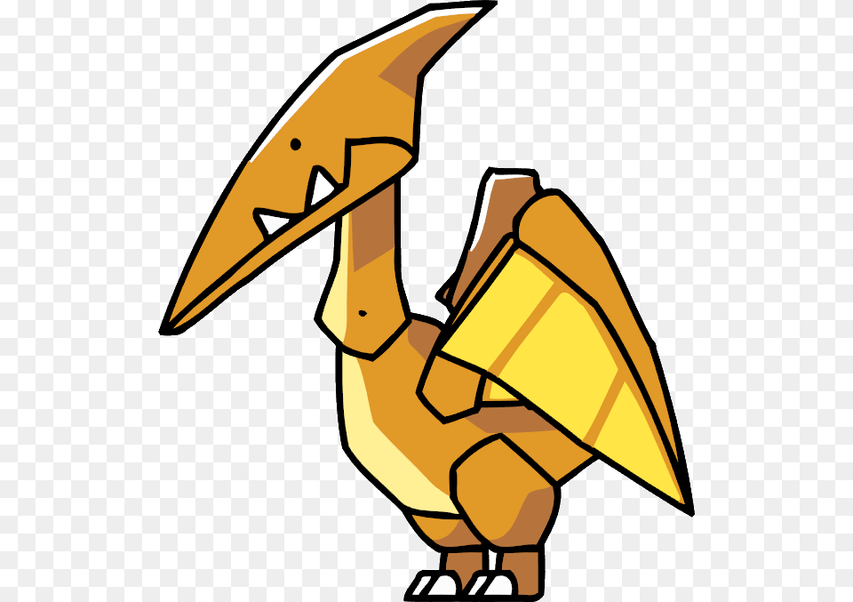 Scribblenauts Pterodactyl, Art, Animal, Fish, Sea Life Free Png