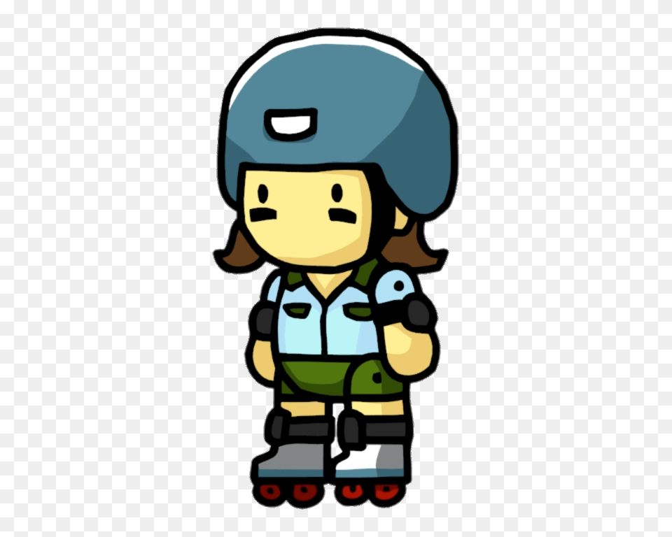 Scribblenauts Roller Derby Girl, Baby, Person, Helmet, Face Png